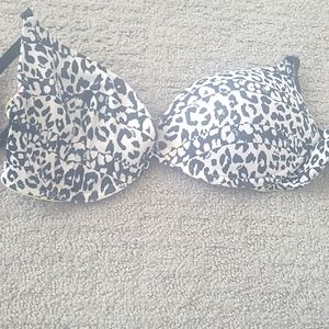 Animal print bra